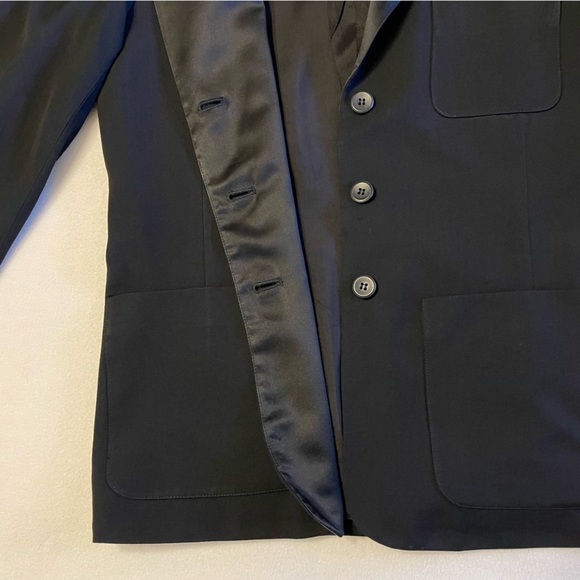 GAP Silk and Wool Black Blazer - Picture 6 of 12